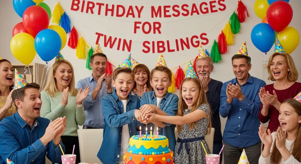  Birthday Messages for Twin Siblings