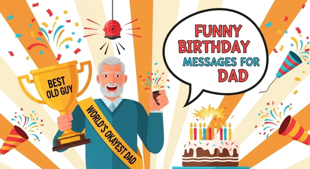 Funny Birthday Messages for Dad