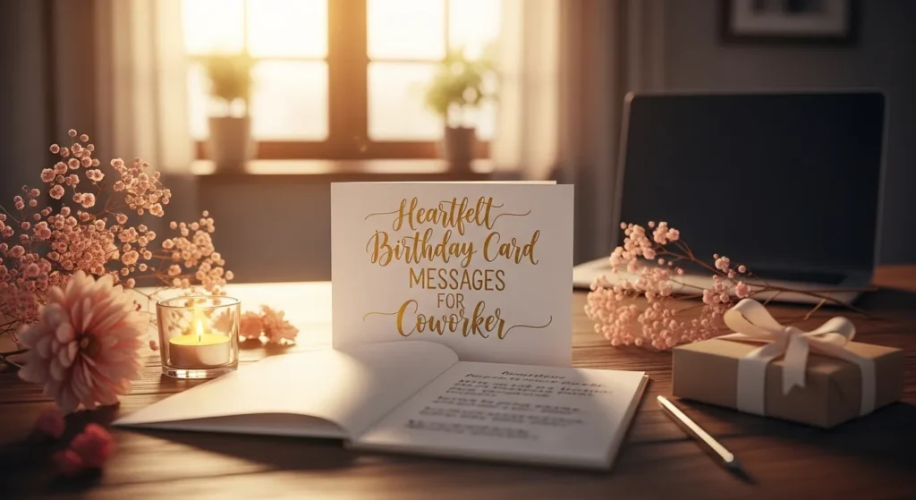 Heartfelt Birthday Card Messages for Coworker