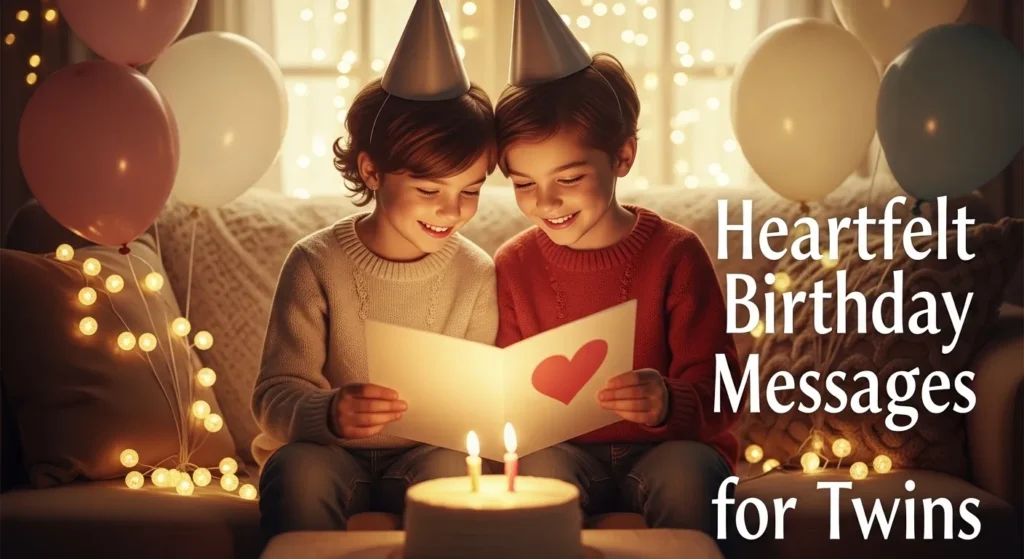 Heartfelt Birthday Messages for Twins