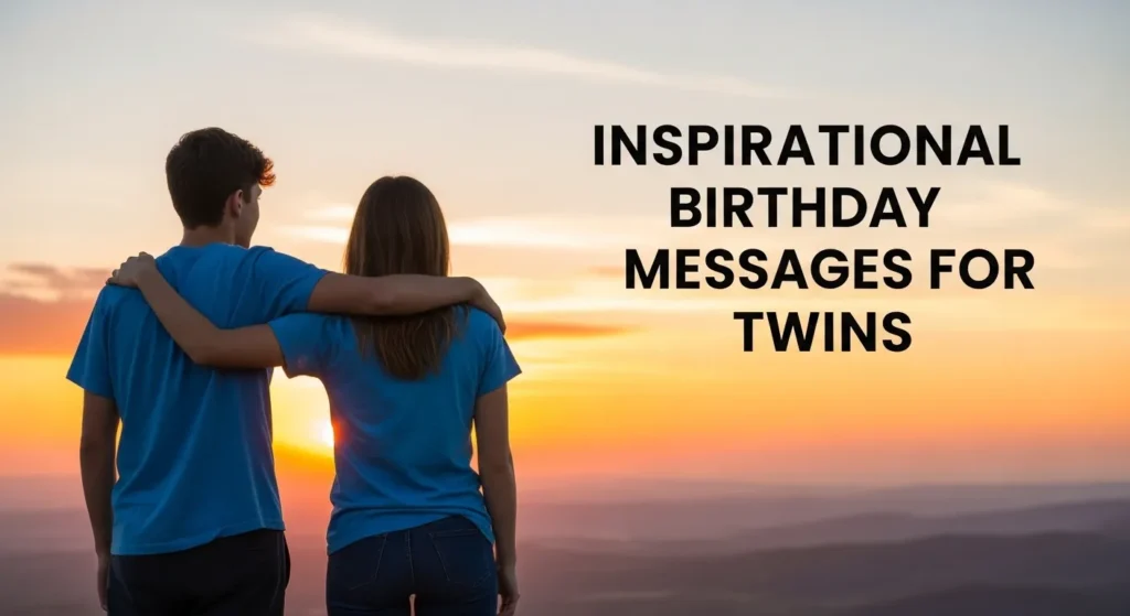 Inspirational Birthday Messages for Twins