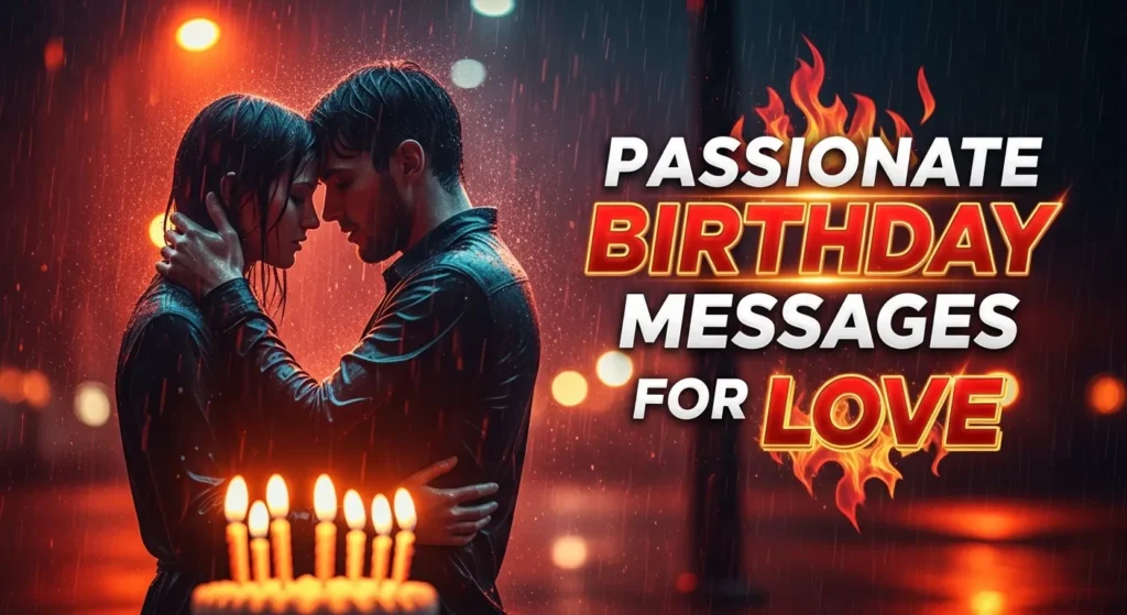 Passionate Birthday Messages for Love