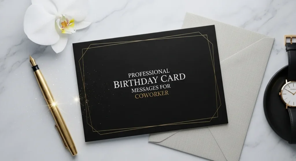 Professional Birthday Card Messages for Coworker