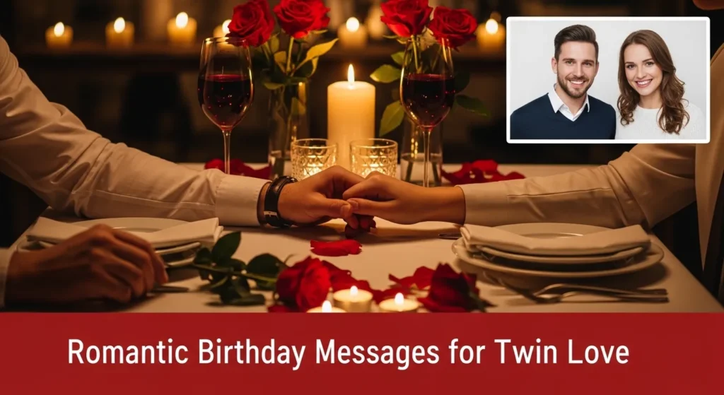 Romantic Birthday Messages for Twin Love 