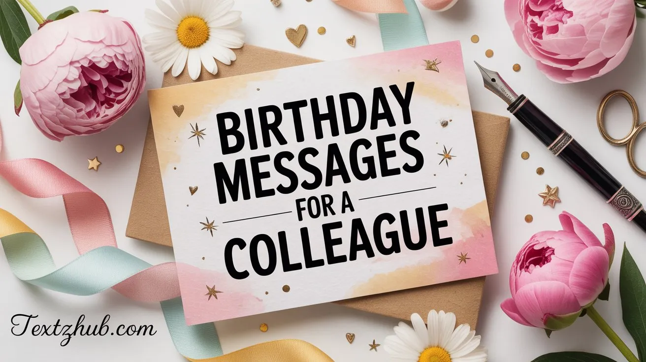Birthday Messages for a Colleague