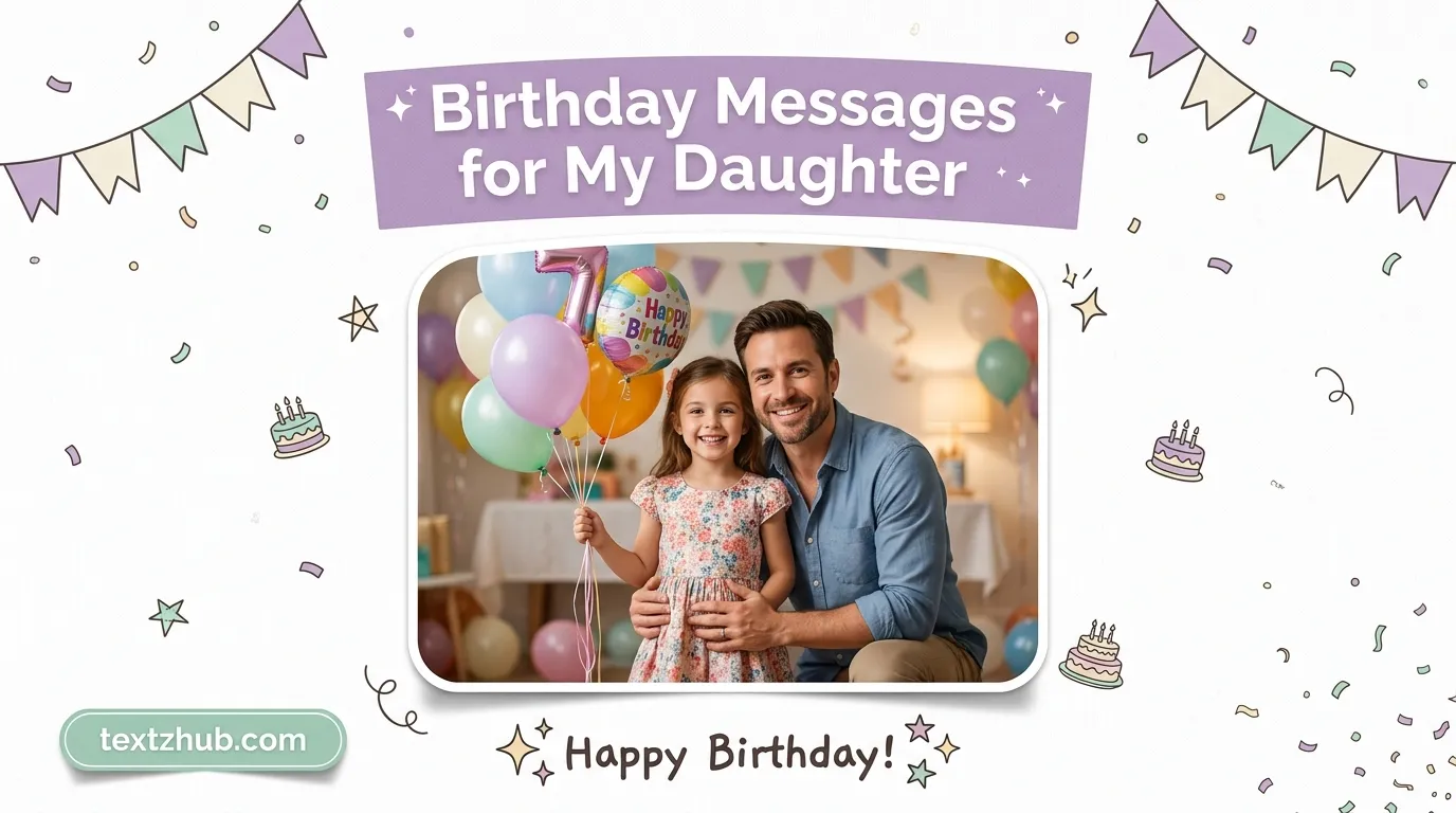 A father and young daughter celebrate together, inspired by birthday messages for my daughter.