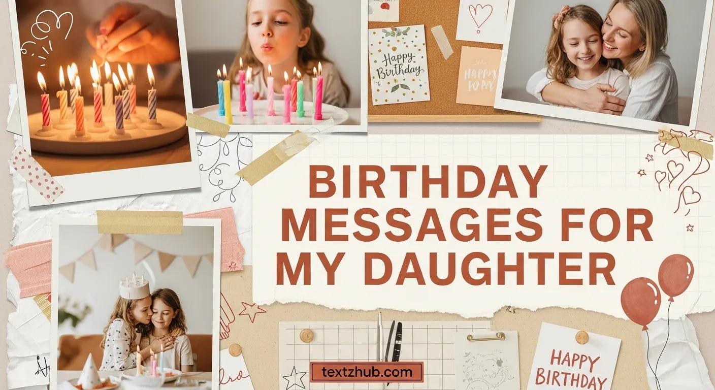 Birthday Messages for My Daughter