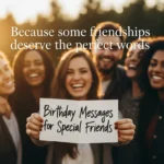 Birthday Messages for Special Friends