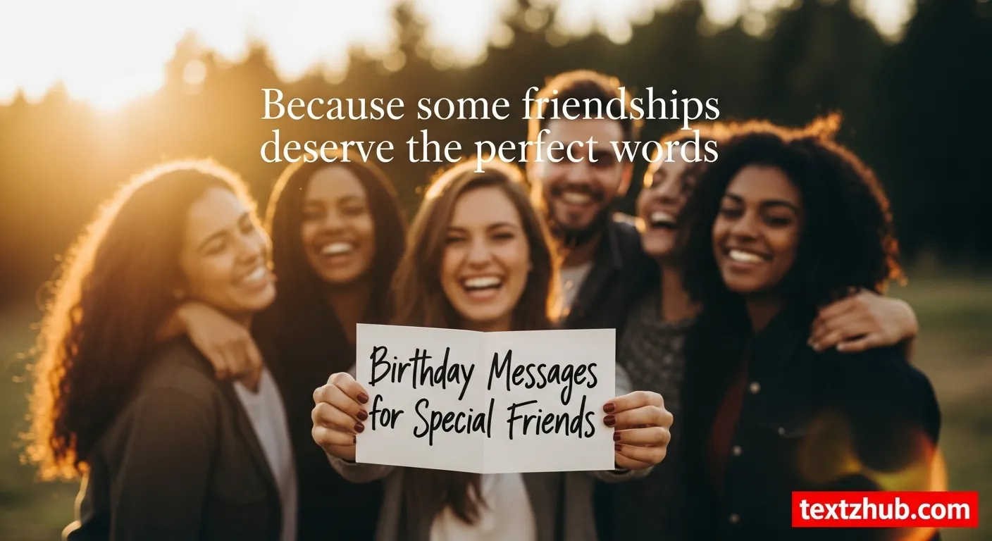 Birthday Messages for Special Friends