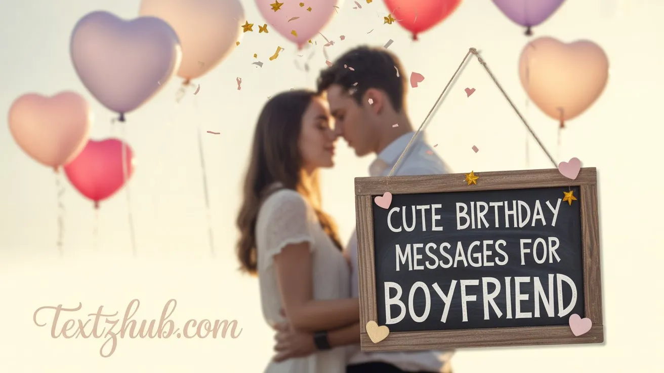 Cute Birthday Messages for Boyfriend