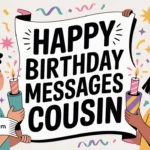Happy Birthday Messages for Cousin