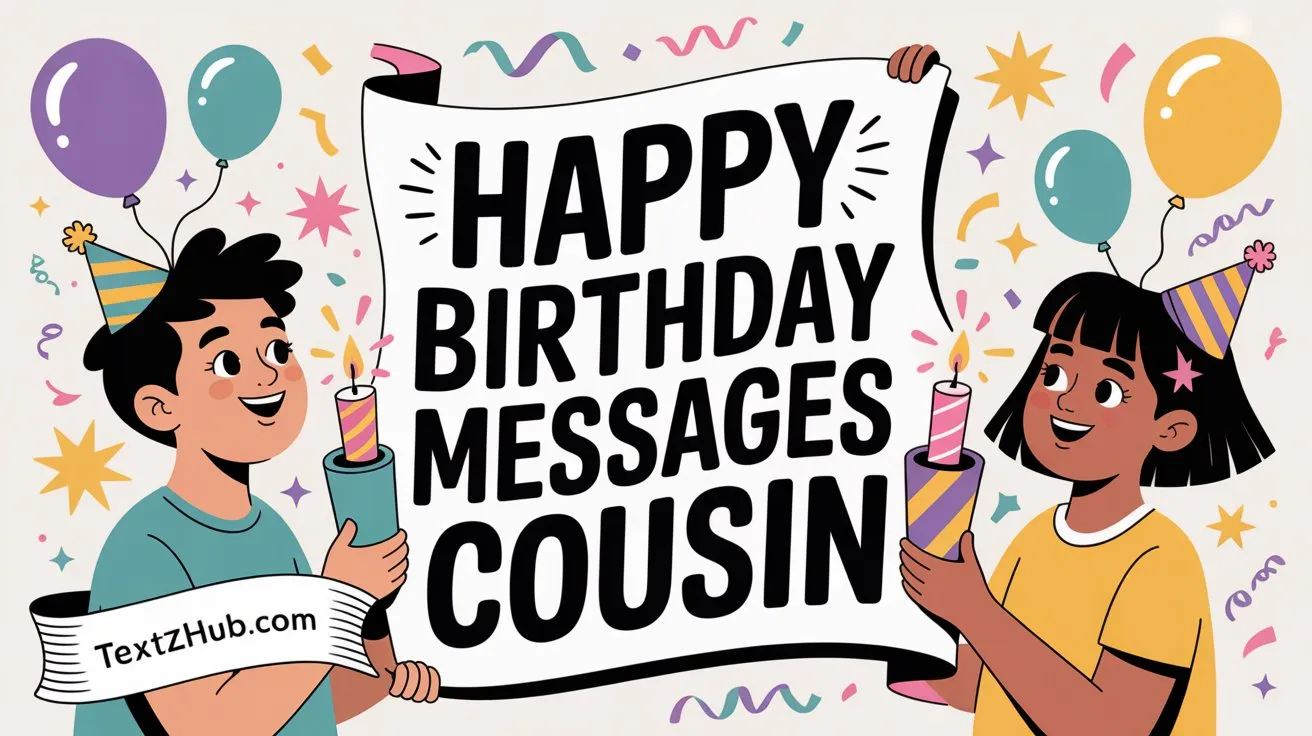 Happy Birthday Messages for Cousin