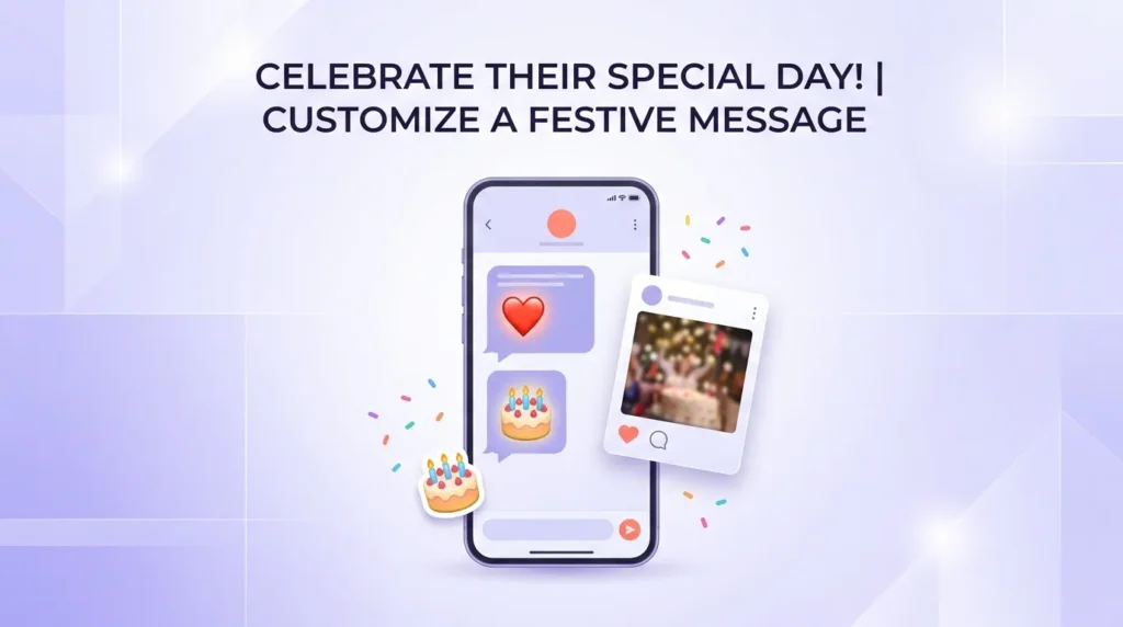 Phone chat bubble birthday icon, text and social media birthday messages for dad.