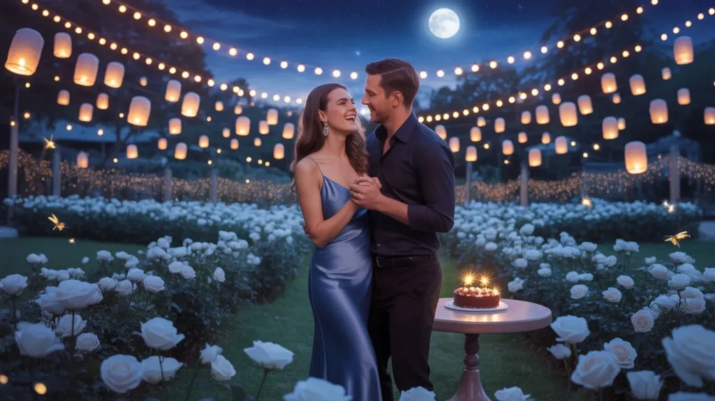 Birthday Messages for Wife at Night