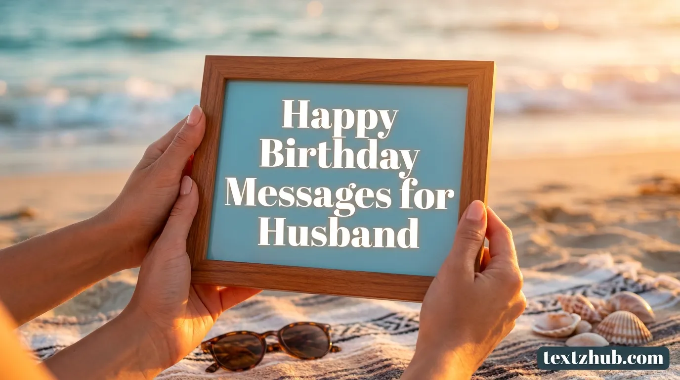 Happy Birthday Messages for Husband