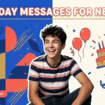 Happy teenage nephew at birthday party representing warm birthday messages for nephew.