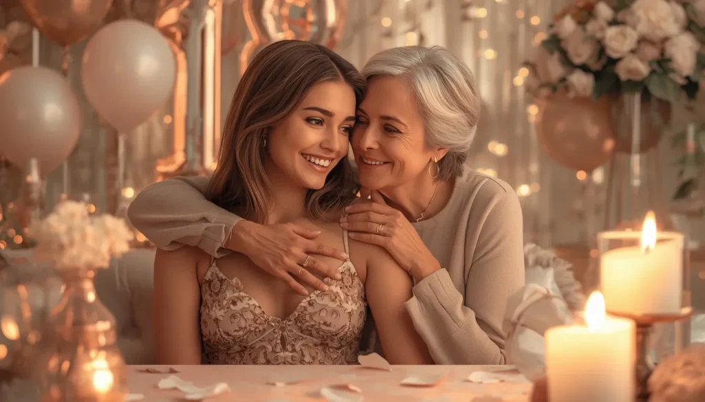 Smiling aunt hugs a teen sharing joyful 18th Birthday Messages for Your Niece or Nephew