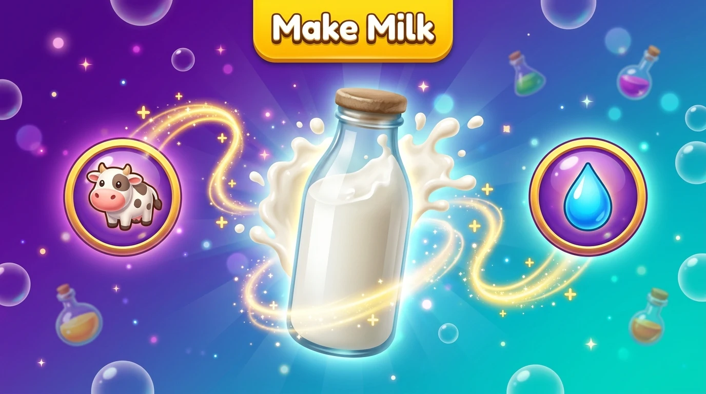 How to make milk in Little Alchemy 2