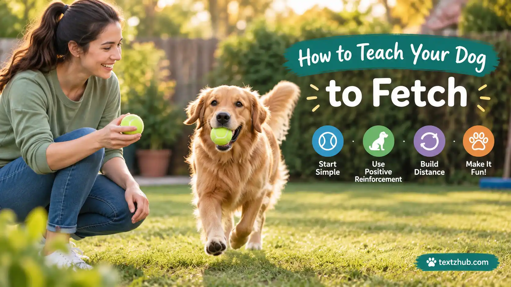 how to teach your dog to fetch step by step